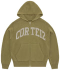 CORTEIZ 3M COLLEGE KNIT ZIP HOODIE