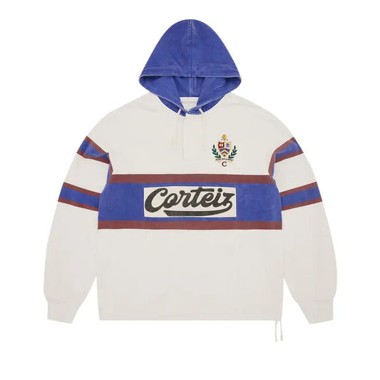 CORTEIZ WINGER HOODED RUGBY 'OFF WHITE'