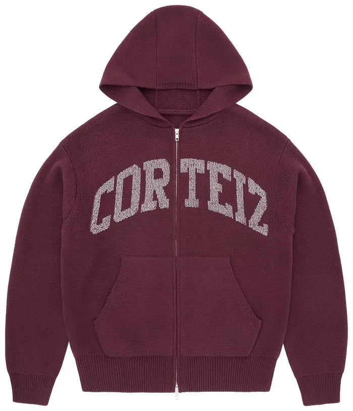 CORTEIZ 3M COLLEGE KNIT ZIP HOODIE