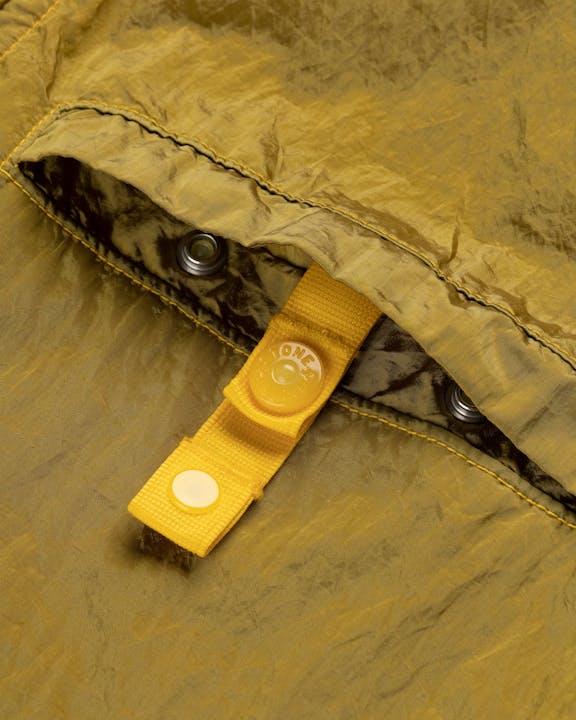 STONE ISLAND GARMENT-DYED NYLON METAL OVERSHIRT