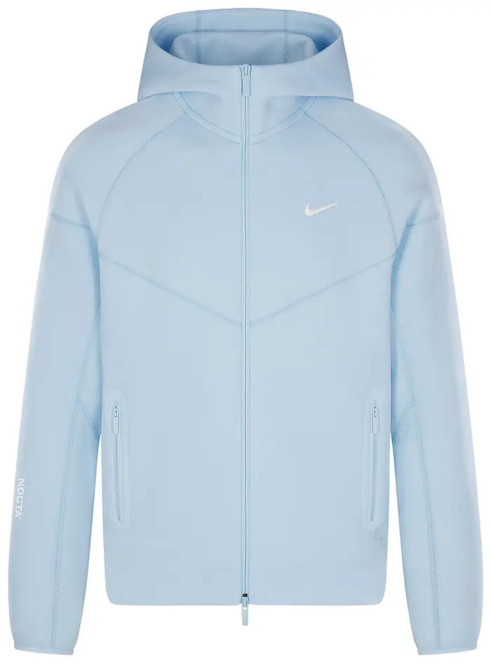 NIKE X NOCTA TECH FLEECE FULL ZIP HOODIE 'COBALT TINT'