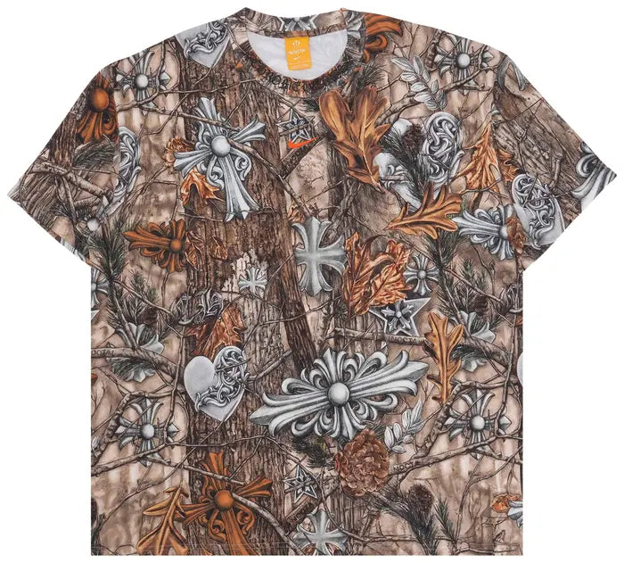 CHROME HEARTS x NOCTA x NIKE CARDINAL STOCK SHORT-SLEEVE TEE “MULTI-COLOR / SAFETY ORANGE”