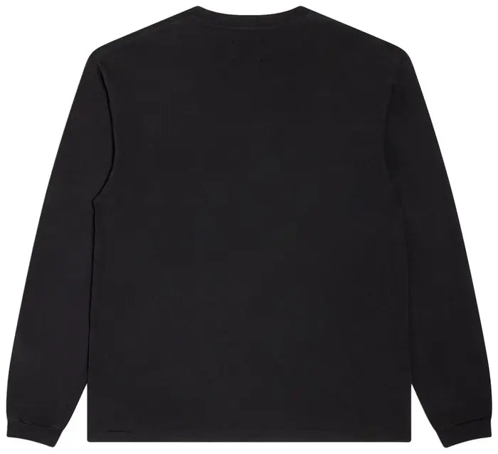 GALLERY DEPT. FRENCH LOGO LUX LONG-SLEEVE TEE 'WASHED BLACK'