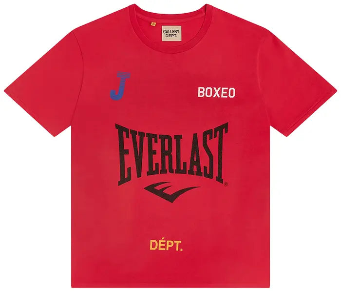 GALLERY DEPT. X EVERLAST J T-SHIRT 'RED'