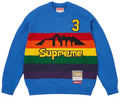 SUPREME X MITCHELL & NESS TEAMS SWEATER 'ROYAL'