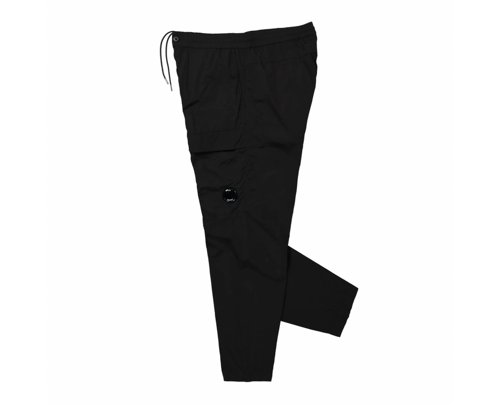 C.P. COMPANY CHROME-R LOOSE CARGO PANTS IN BLACK