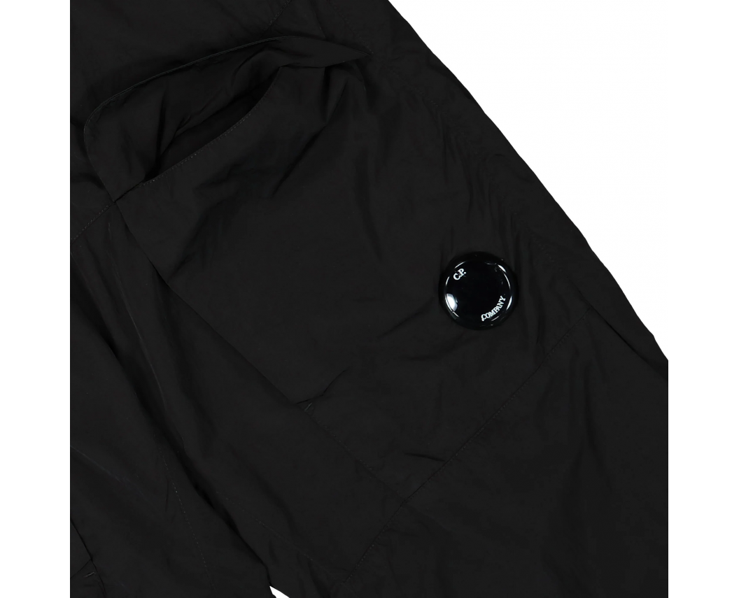 C.P. COMPANY CHROME-R LOOSE CARGO PANTS IN BLACK