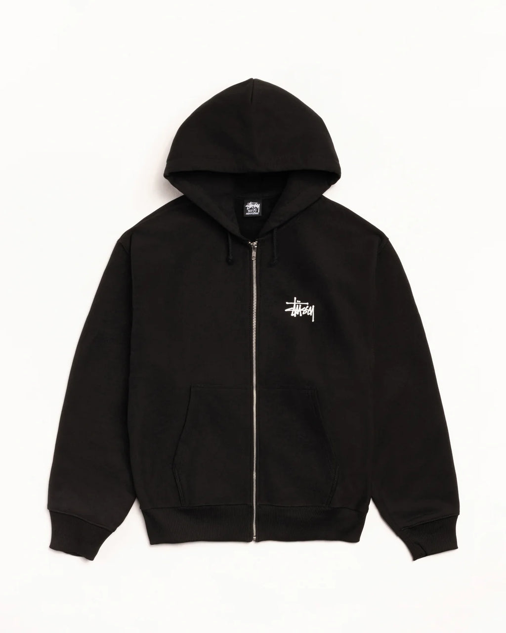 STÜSSY BASIC ZIP HOODIE