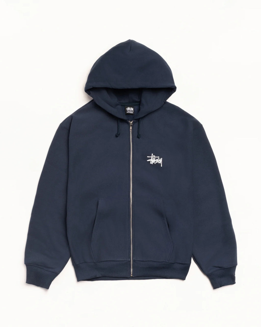 STÜSSY BASIC ZIP HOODIE