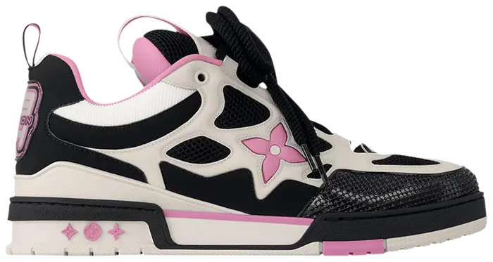 LOUIS VUITTON SKATE SNEAKER “BLACK CREAM PINK”