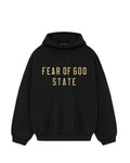 FEAR OF GOD ESSENTIALS STATE FLEECE HOODIE BLACK