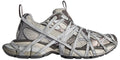 BALENCIAGA 3XL EXTREME LACE SNEAKERS 'BROWN GREY BEIGE MESH AND POLYURETHANE'