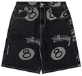 STUSSY BIG OL' JEANS SHORTS BLACK