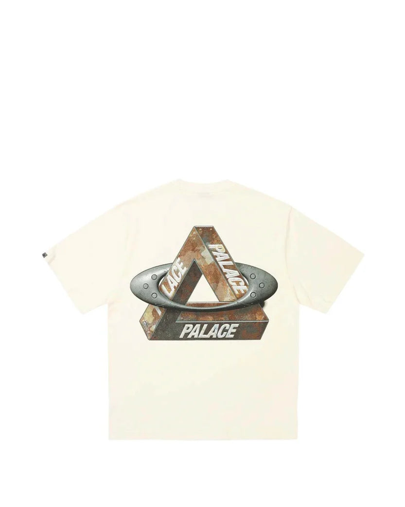 OAKLEY X PALACE TRI LOGO T-SHIRT WHITE