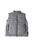 STONE ISLAND GARMENT DYED MICRO YARN DOWN GILET STEEL GREY
