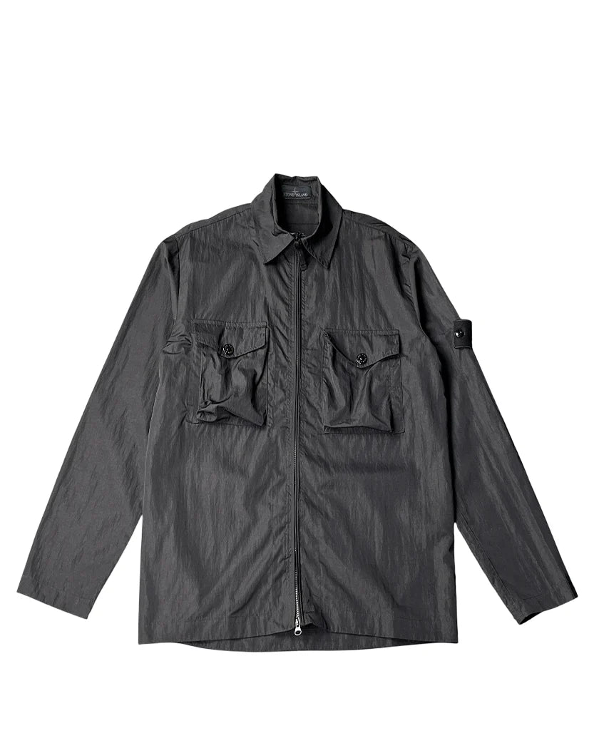 STONE ISLAND GHOST PIECE COTTON OVERSHIRT