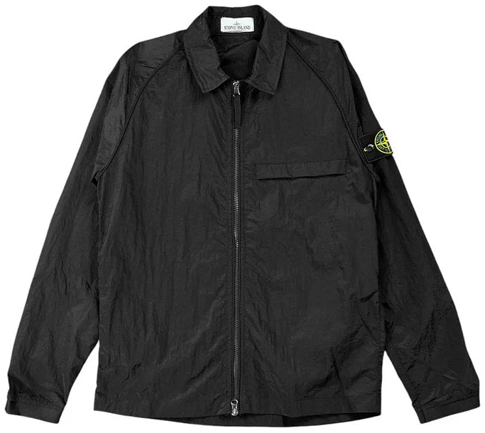 STONE ISLAND GARMENT-DYED NYLON METAL OVERSHIRT
