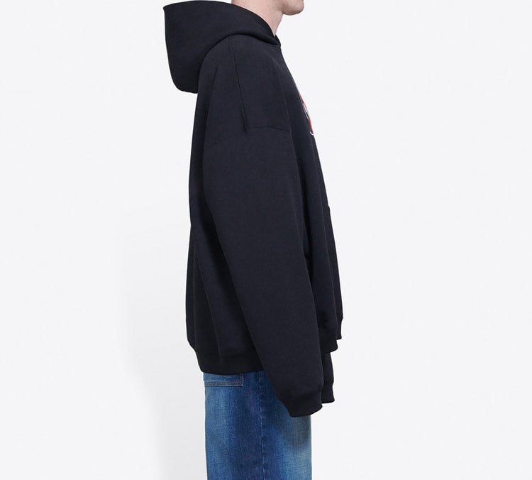 BALENCIAGA UNIFORM PLUSH LOOSE CLASSIC 'BLACK'