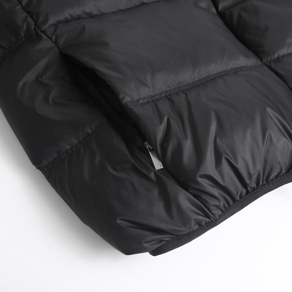 MONCLER POITEVIN HOODED SHORT DOWN JACKET