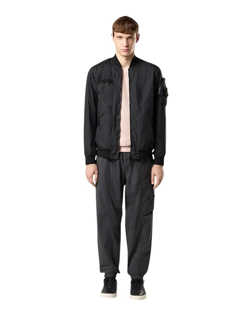 STONE ISLAND 25FW MEMBRANA 3L TC BOMBER JACKET BLACK