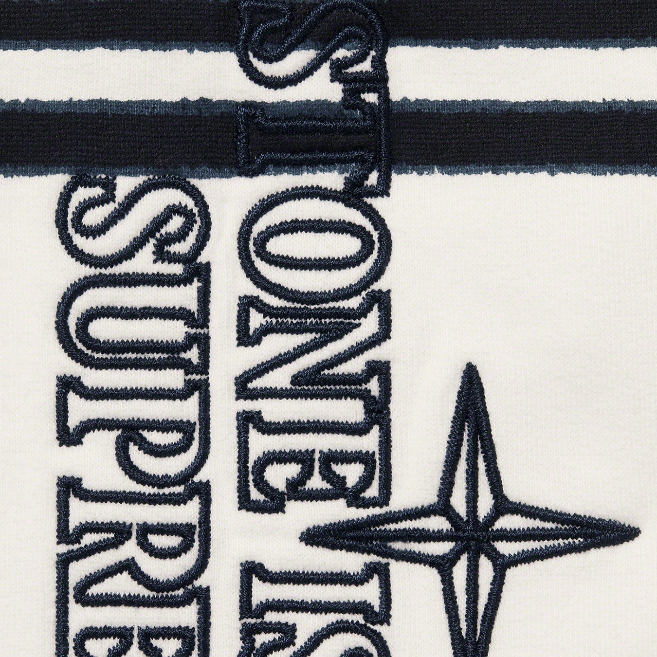 SUPREME®/STONE ISLAND® WARP STRIPE SWEATSHORT
