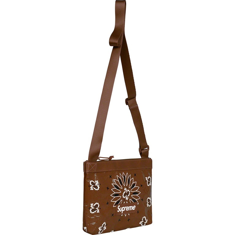 SUPREME BANDANA TARP SIDE BAG
