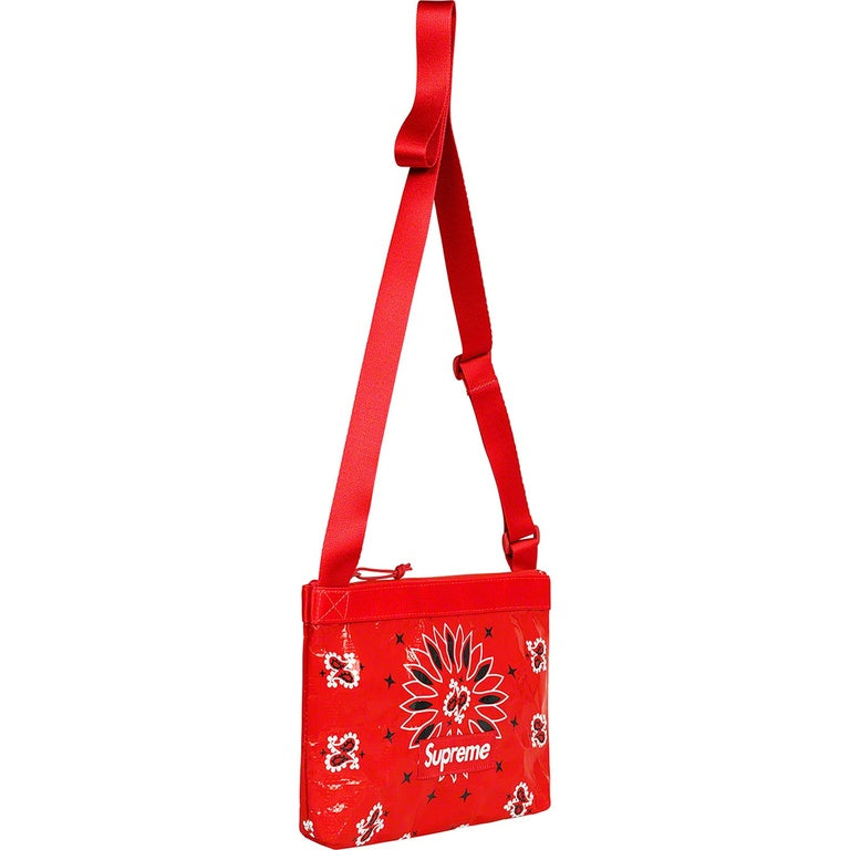 SUPREME BANDANA TARP SIDE BAG