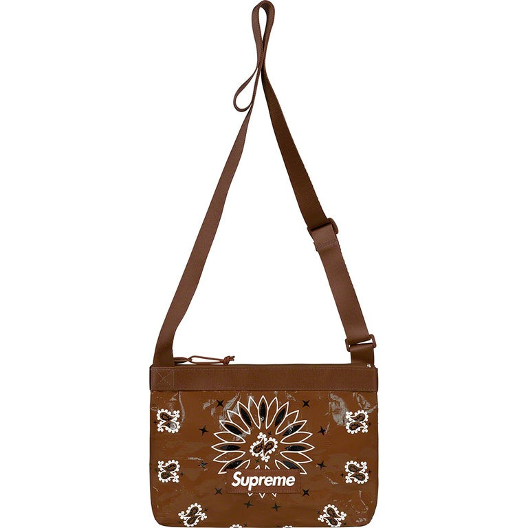 SUPREME BANDANA TARP SIDE BAG