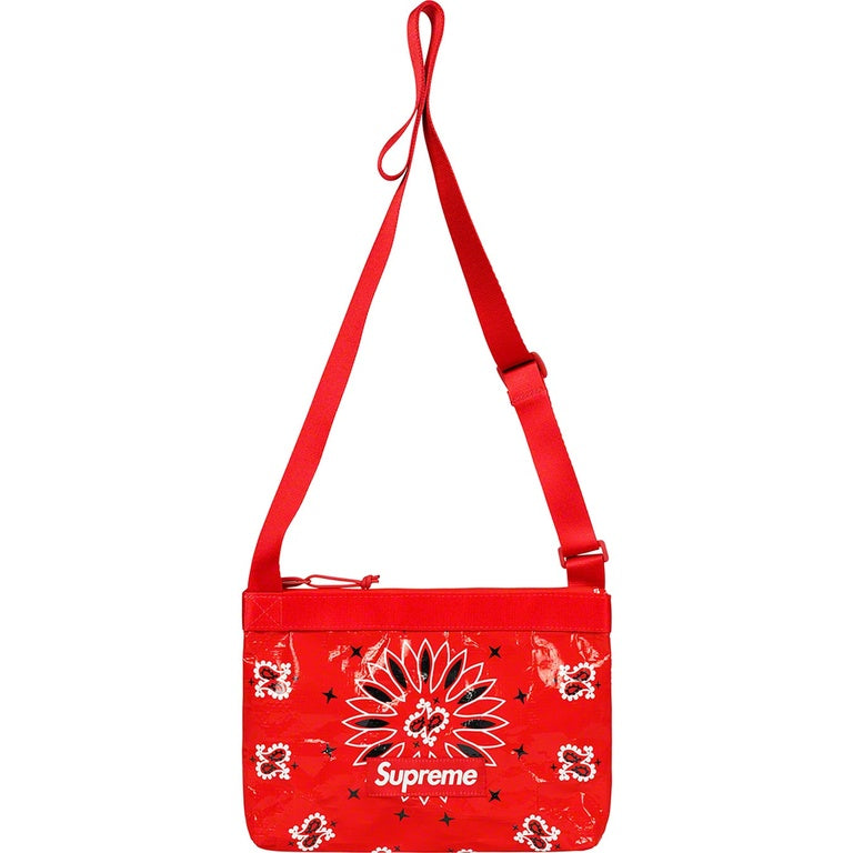 SUPREME BANDANA TARP SIDE BAG