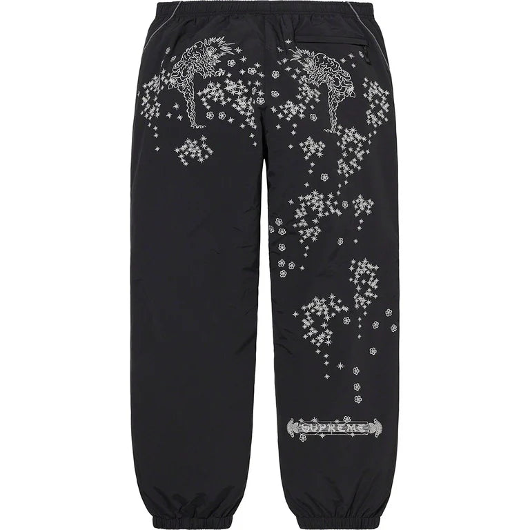 SUPREME AOI GLOW-IN-THE-DARK TRACK PANT IN BLACK