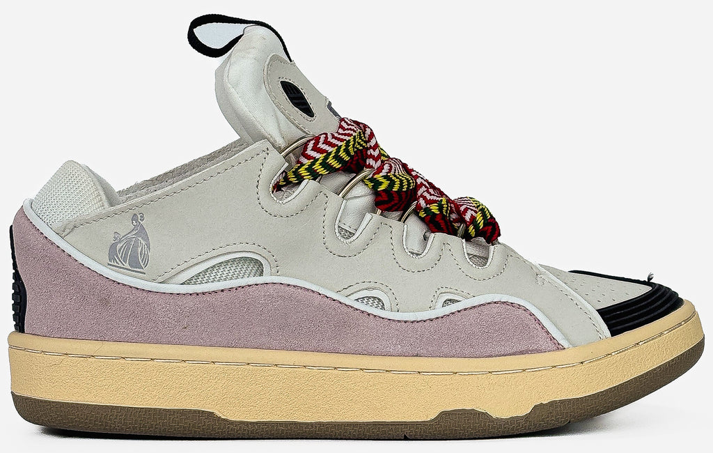 LANVIN CURB SNEAKERS 'PINK WHITE'