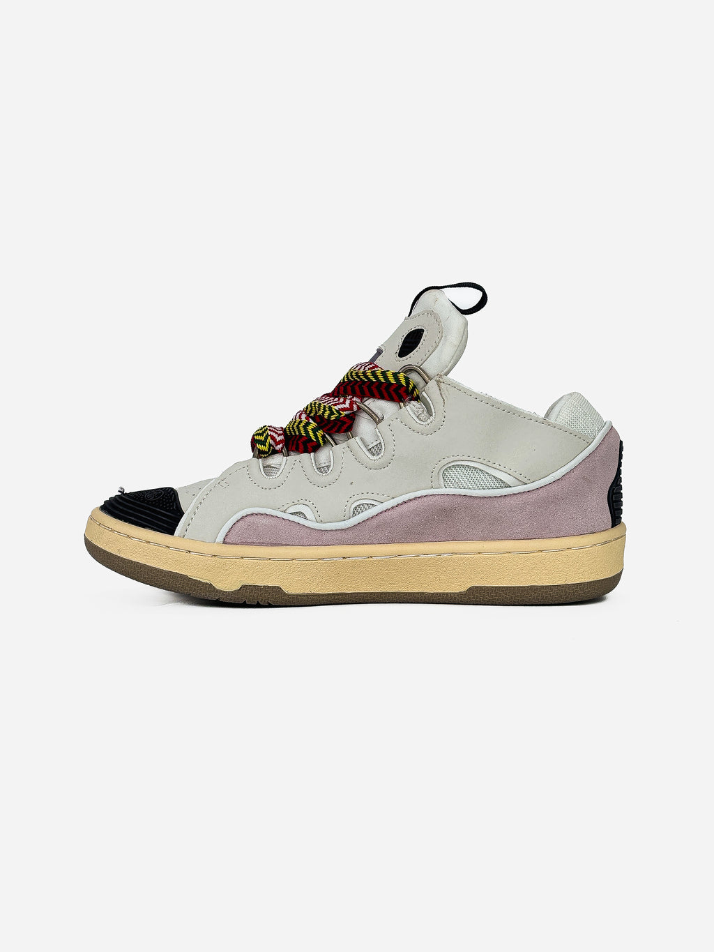 LANVIN CURB SNEAKERS 'PINK WHITE'