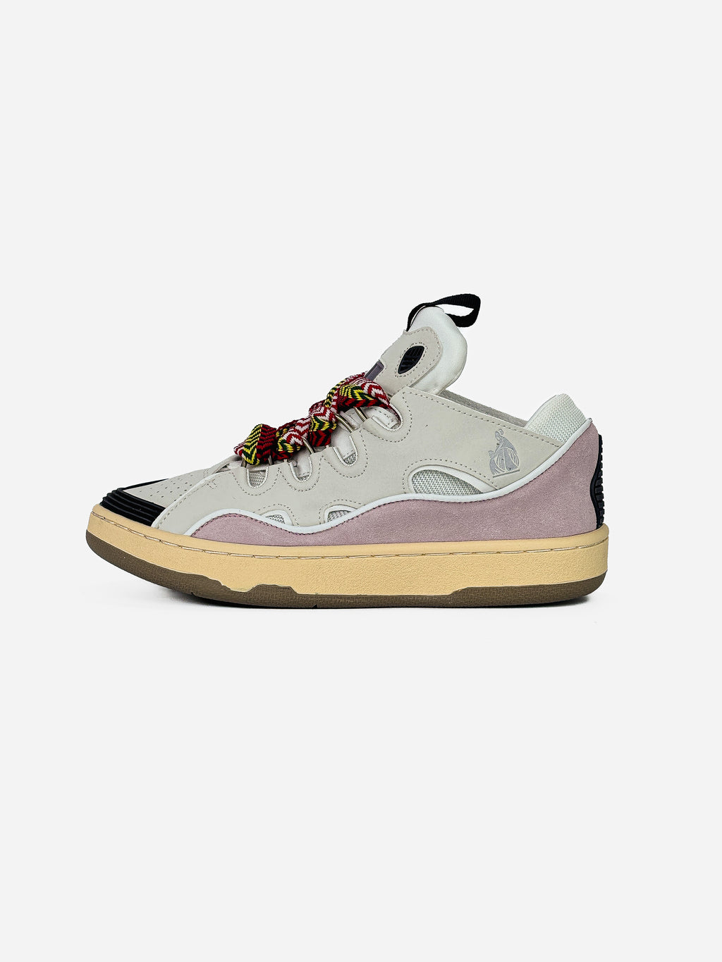 LANVIN CURB SNEAKERS 'PINK WHITE'