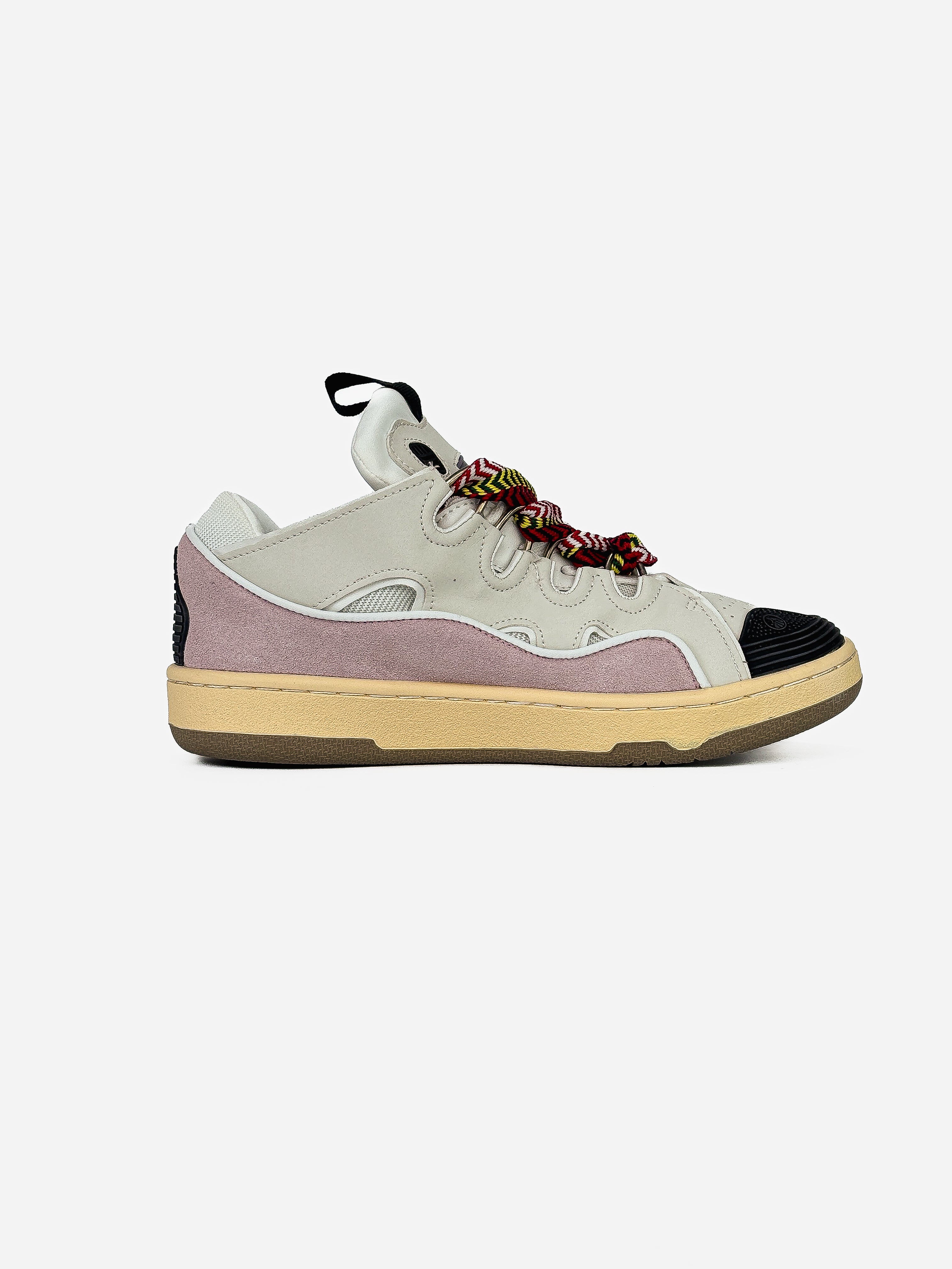 LANVIN CURB SNEAKERS 'PINK WHITE'