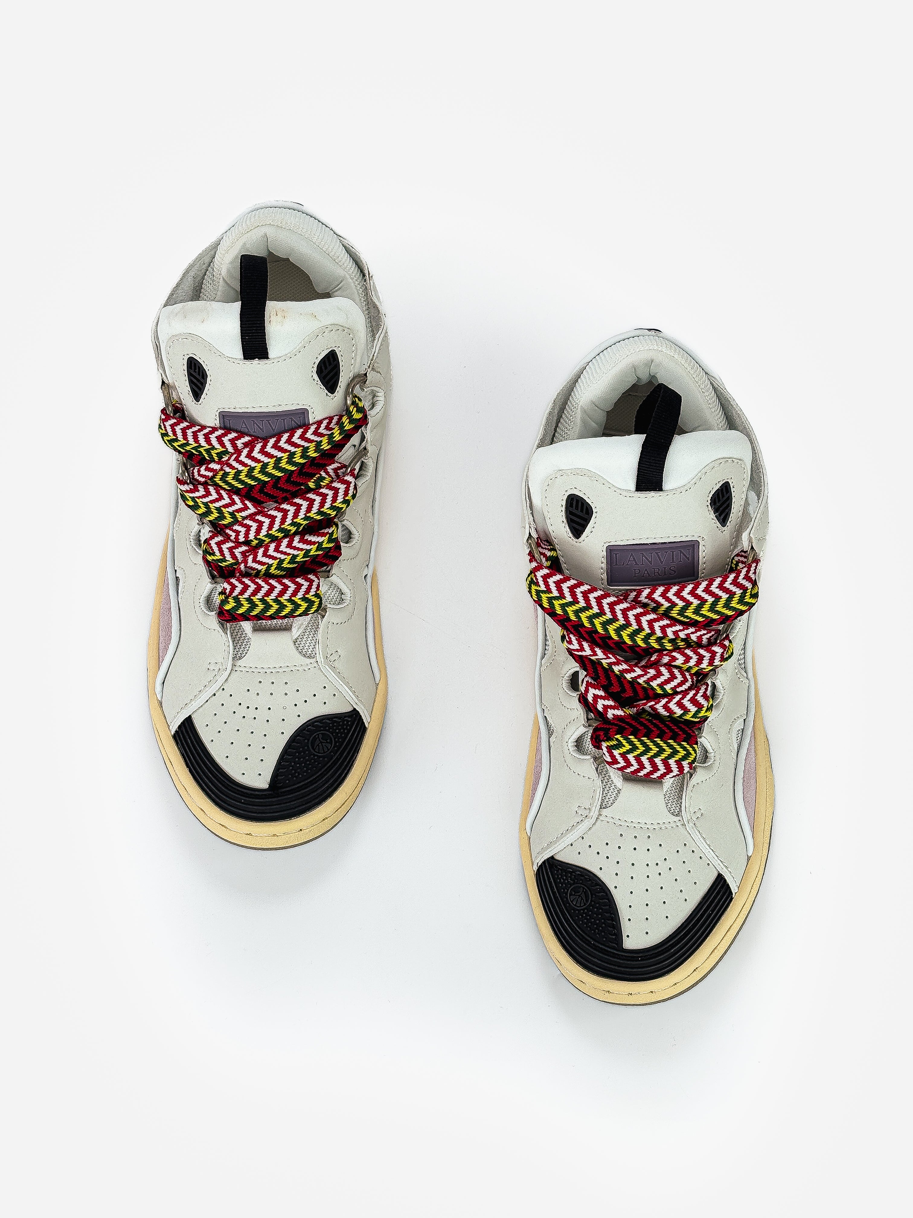 LANVIN CURB SNEAKERS 'PINK WHITE'