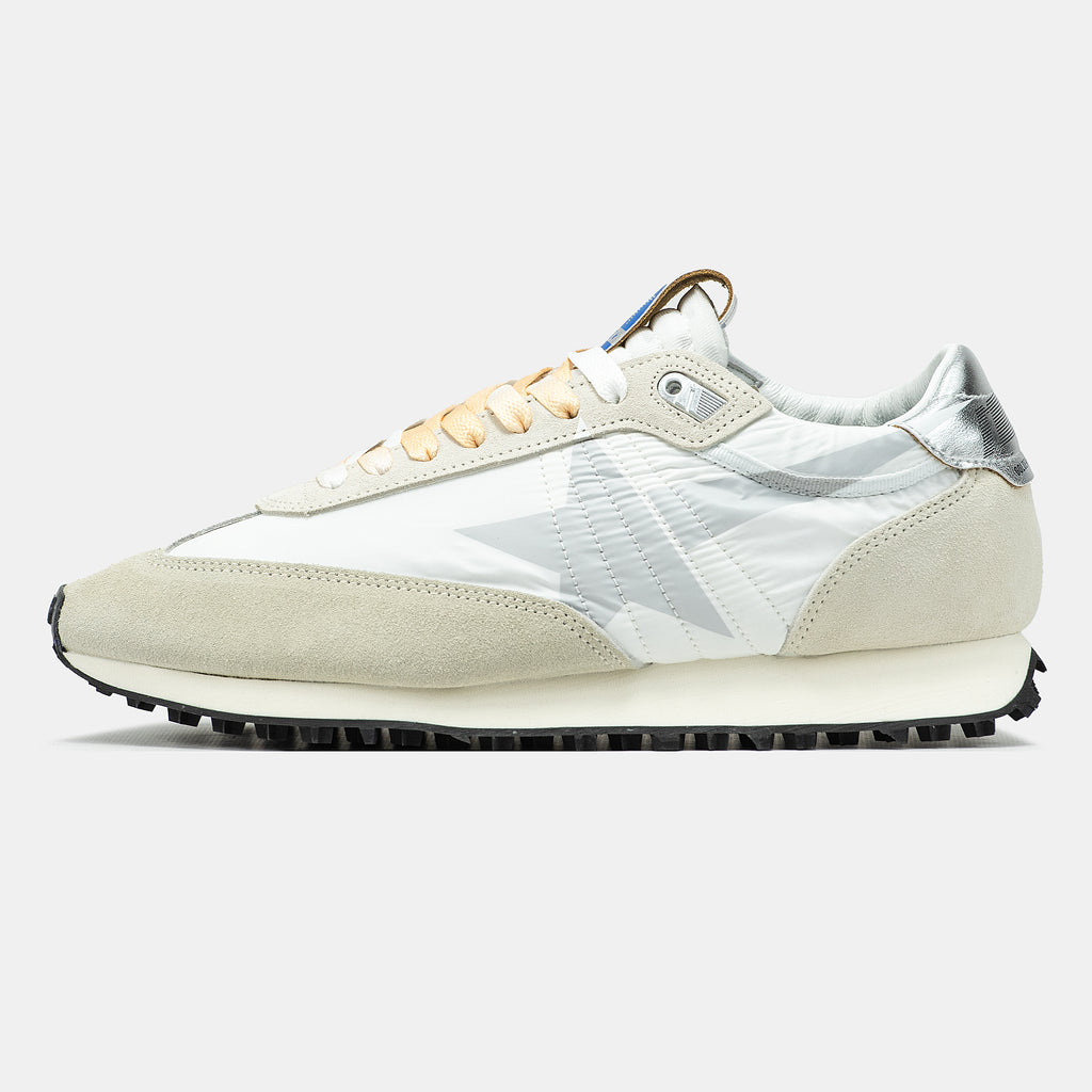 GOLDEN GOOSE MARATHON IN BEIGE/WHITE