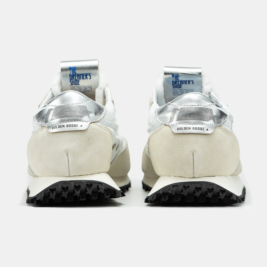 GOLDEN GOOSE MARATHON IN BEIGE/WHITE