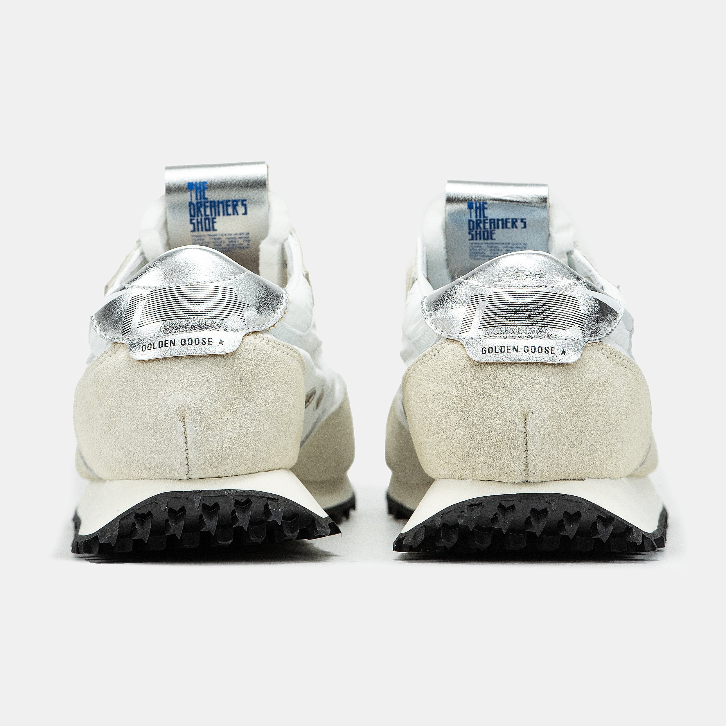 GOLDEN GOOSE MARATHON IN BEIGE/WHITE