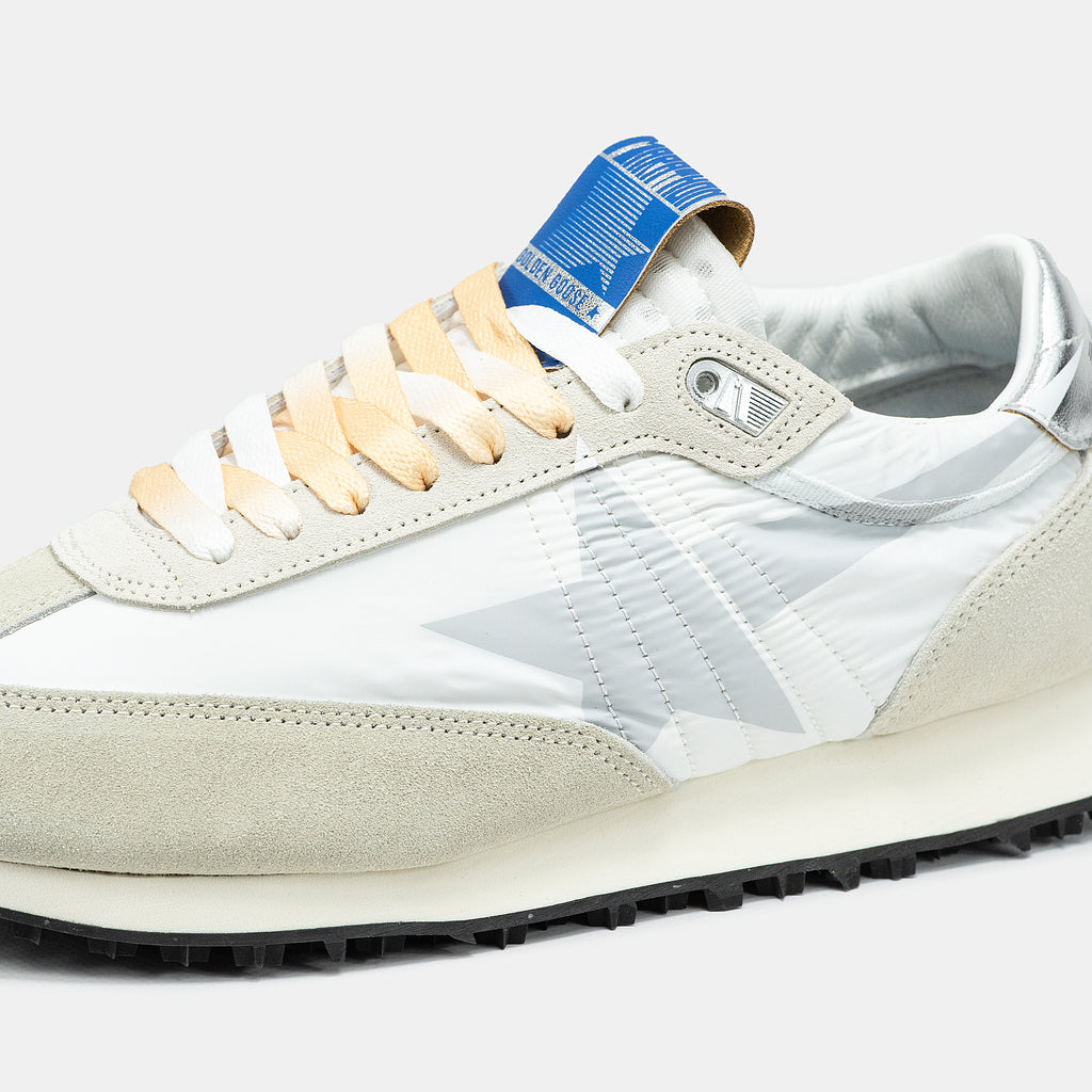 GOLDEN GOOSE MARATHON IN BEIGE/WHITE