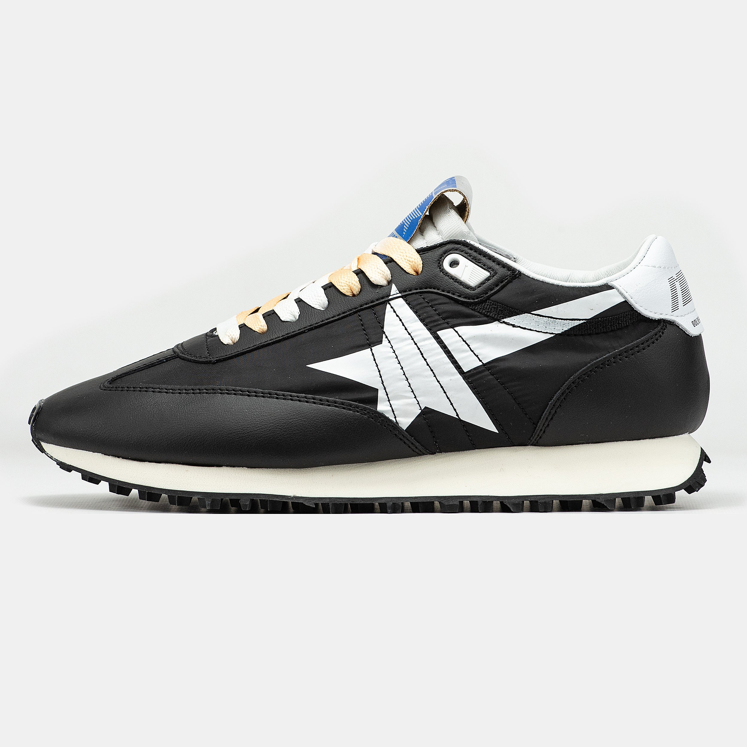 GOLDEN GOOSE MARATHON IN BLACK/WHITE