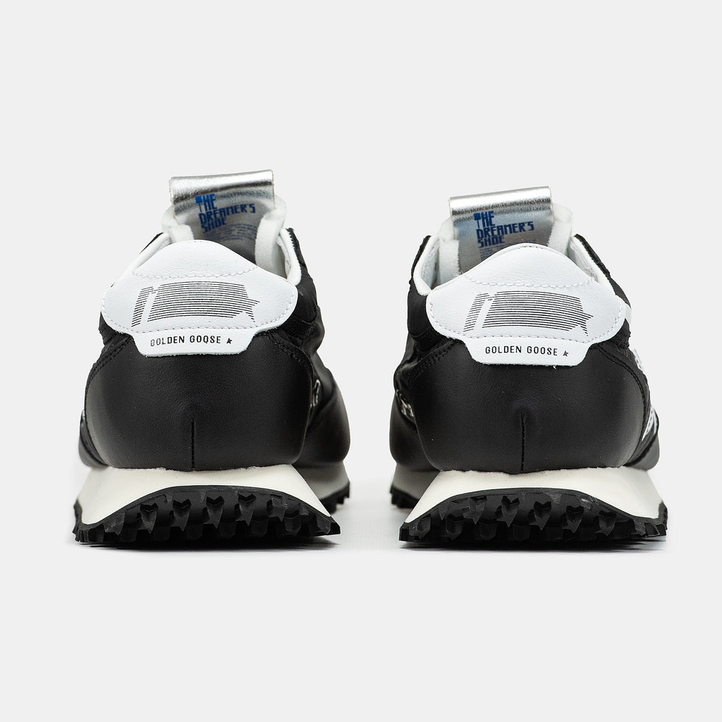 GOLDEN GOOSE MARATHON IN BLACK/WHITE
