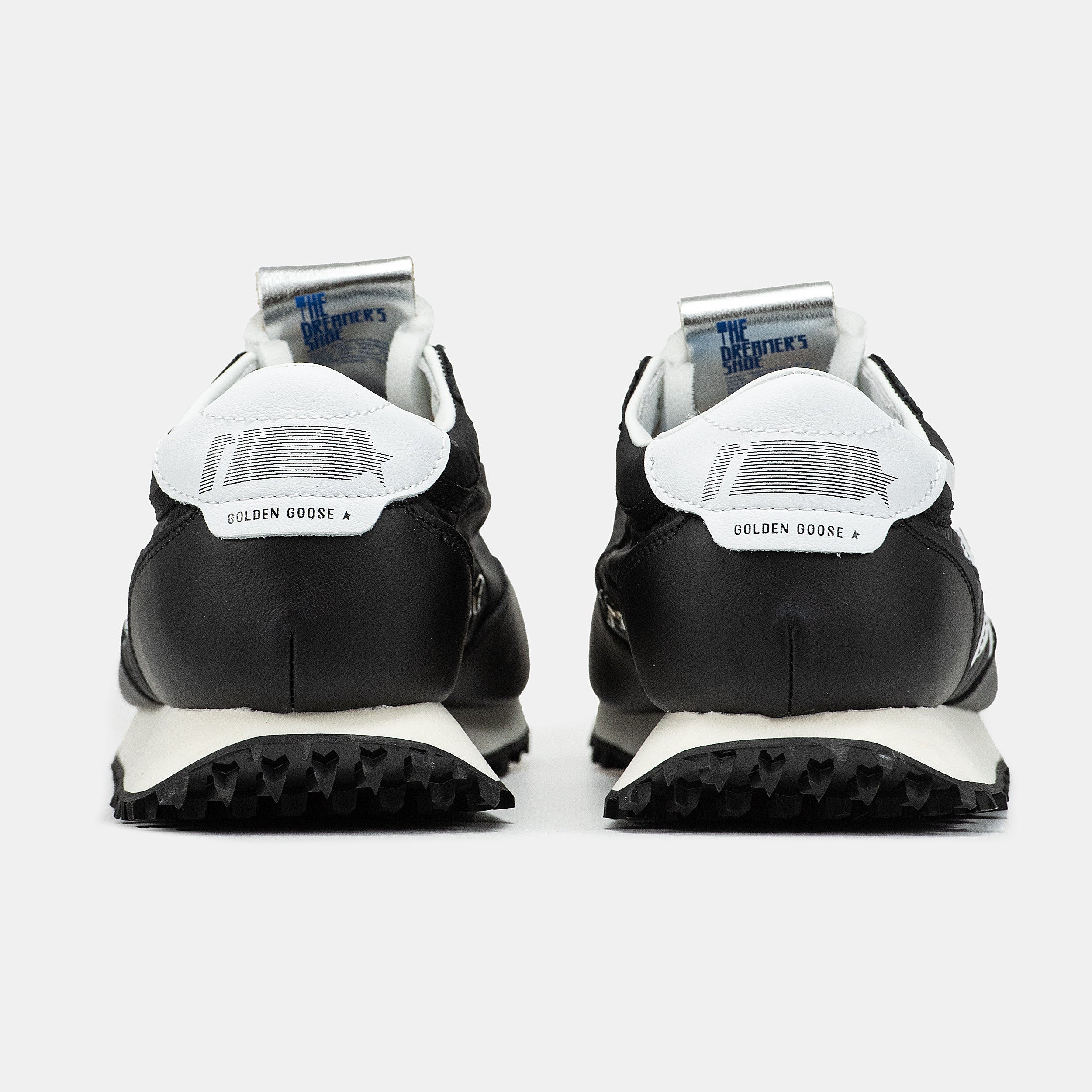GOLDEN GOOSE MARATHON IN BLACK/WHITE