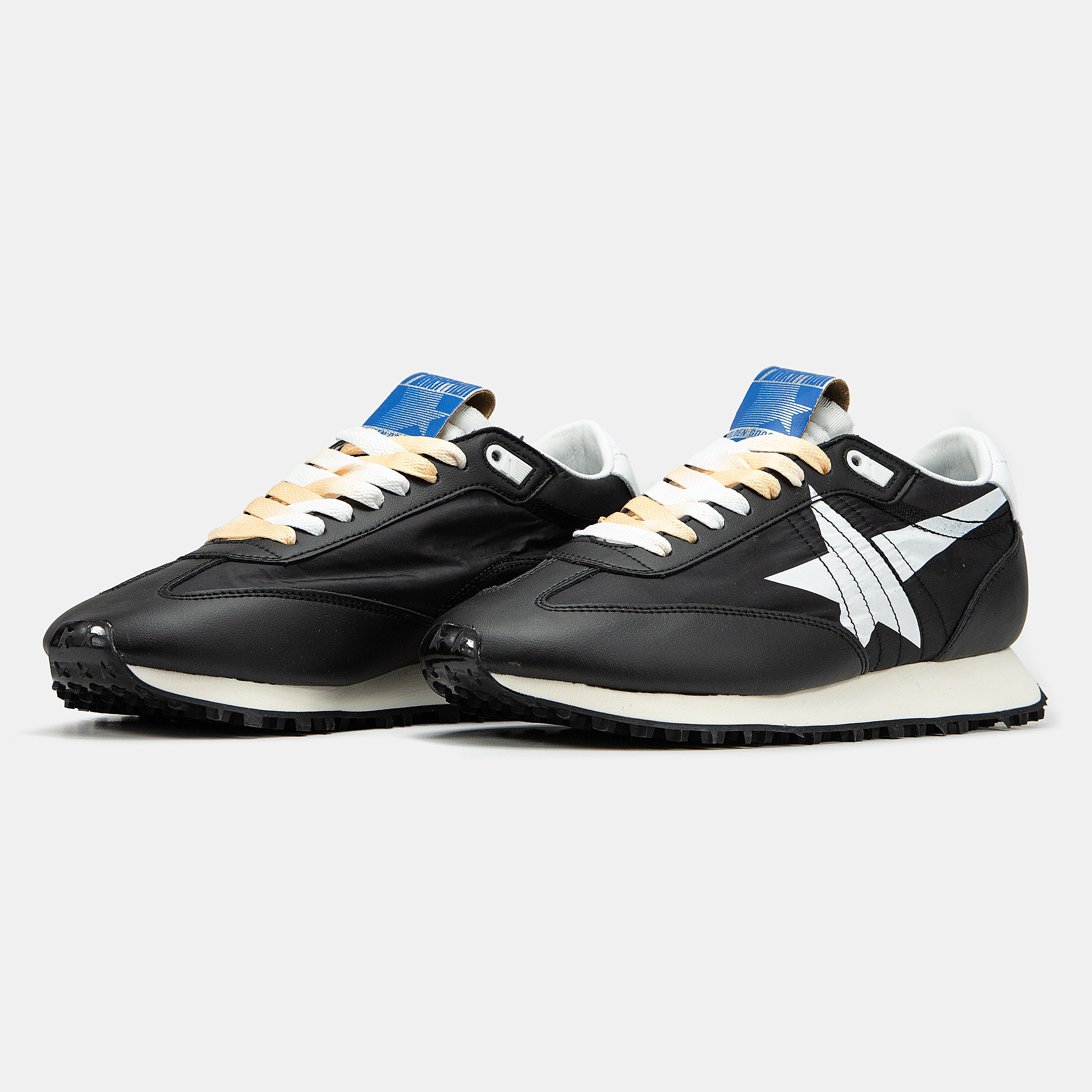 GOLDEN GOOSE MARATHON IN BLACK/WHITE