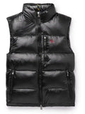 RALPH LAUREN POLO LOGO-EMBROIDERED NYLON DOWN GILET