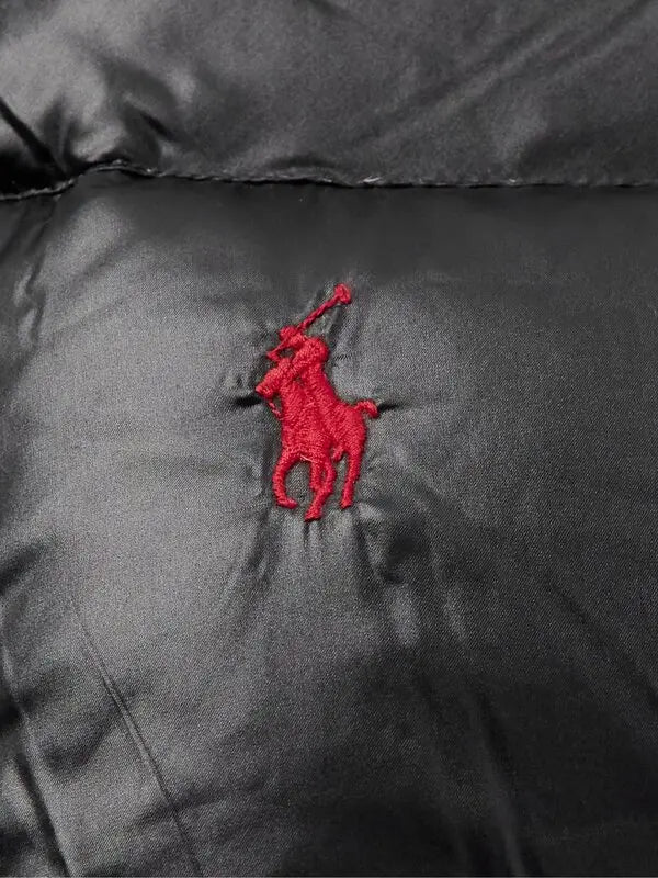 RALPH LAUREN POLO LOGO-EMBROIDERED NYLON DOWN GILET