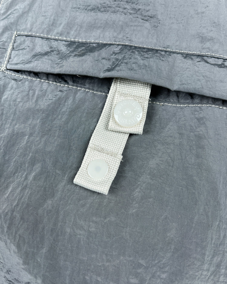 STONE ISLAND GARMENT-DYED NYLON METAL OVERSHIRT