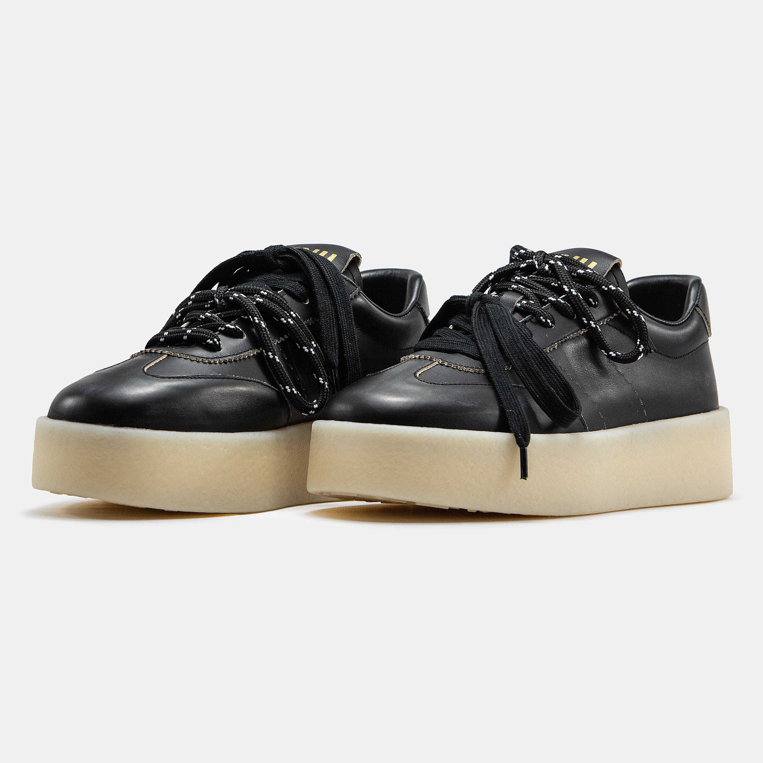MIU MIU PLATFORM SNEAKER IN BLACK