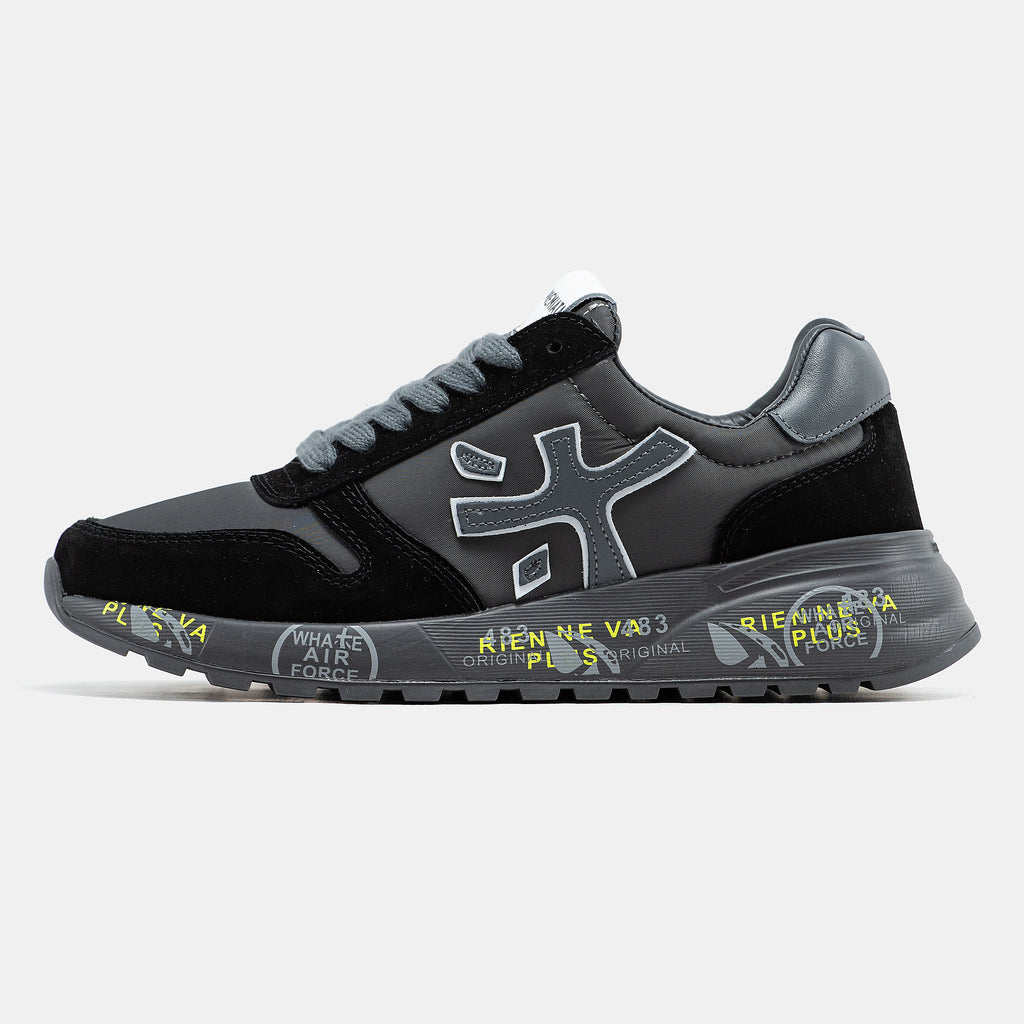 PREMIATA MICK SNEAKER IN BLACK/BLACK