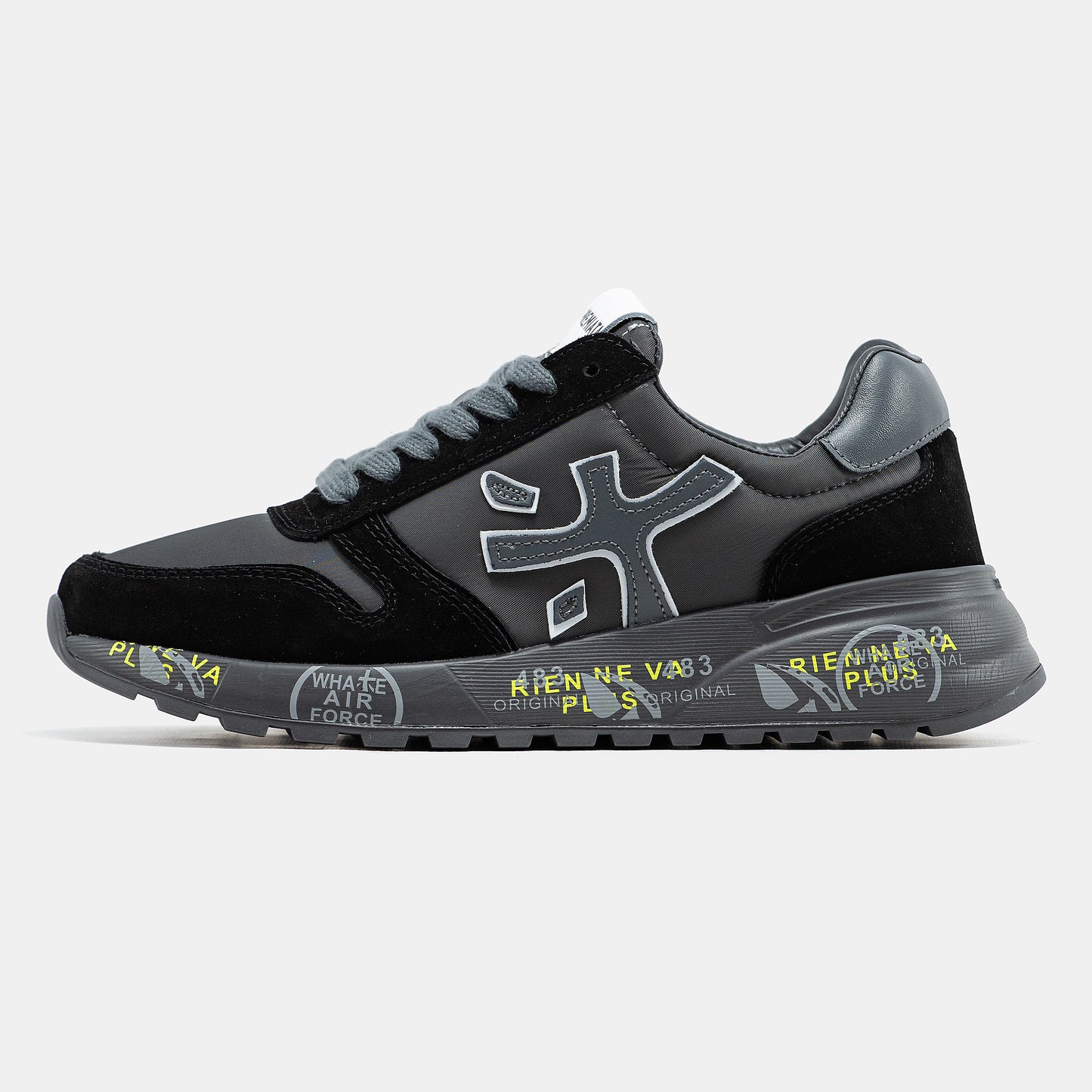 PREMIATA MICK SNEAKER IN BLACK/BLACK