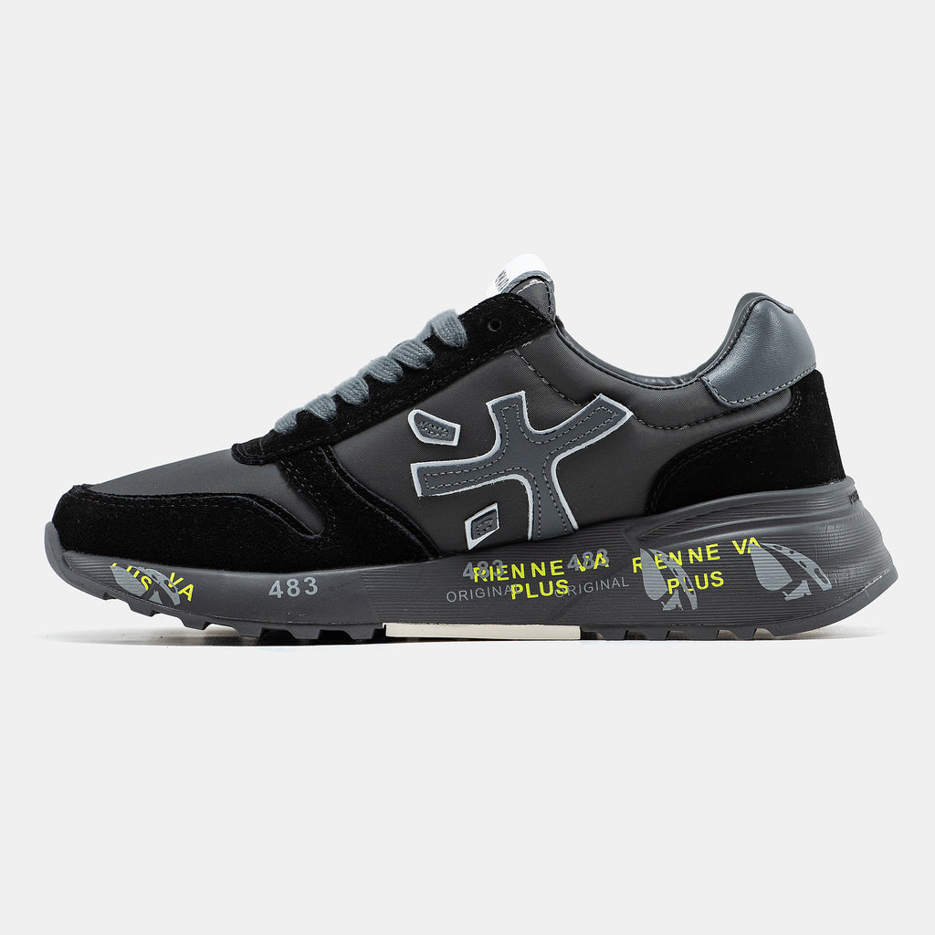 PREMIATA MICK SNEAKER IN BLACK/BLACK